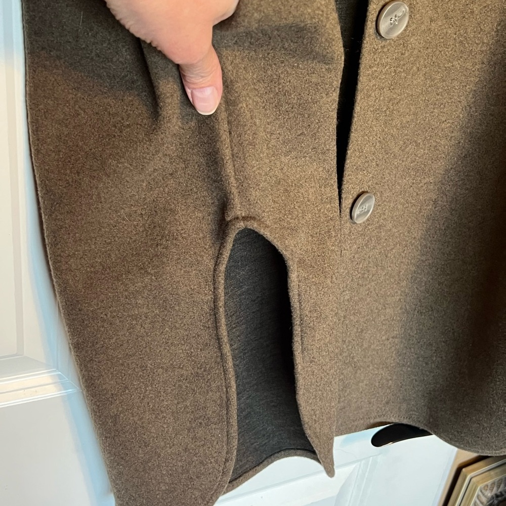 H&M Oversized Brown Wool-Blend Shacket - Picture 5 of 9